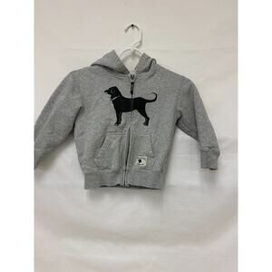 The Black Dog Gray Kids Hoodie